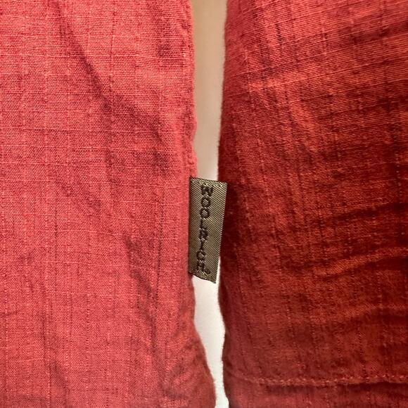 Woolrich Button Front Cotton Relaxed Long Sleeve Shirt Blouse Womens Size S - Picture 12 of 16